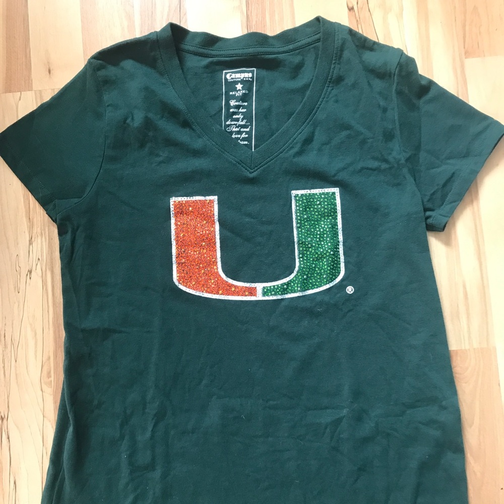 University of Miami The U t shirt Campus Couture